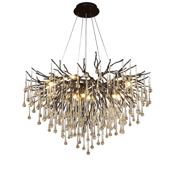 Auronix | Black Raindrop Chandelier with Luxurious Appeal 0