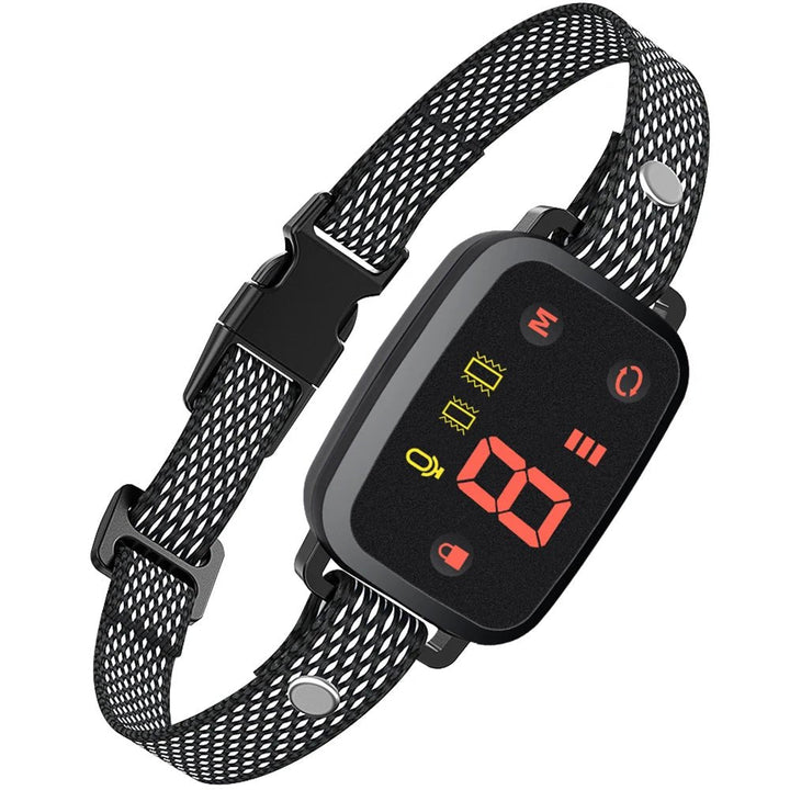 Automatic Anti-Bark Collar with Ultrasonic Sound and Vibration – Rechargeable and Waterproof Training Aid 0