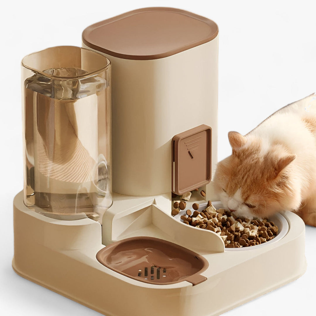 Automatic Pet Feeder and Water Dispenser for Cats and Dogs – Large Capacity, Easy to Clean, Hygienic Design 1
