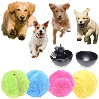 Automatic Rolling Dog Ball - Interactive Rechargeable Toy for Indoor/Outdoor Play, Safe Non-Toxic Material 4