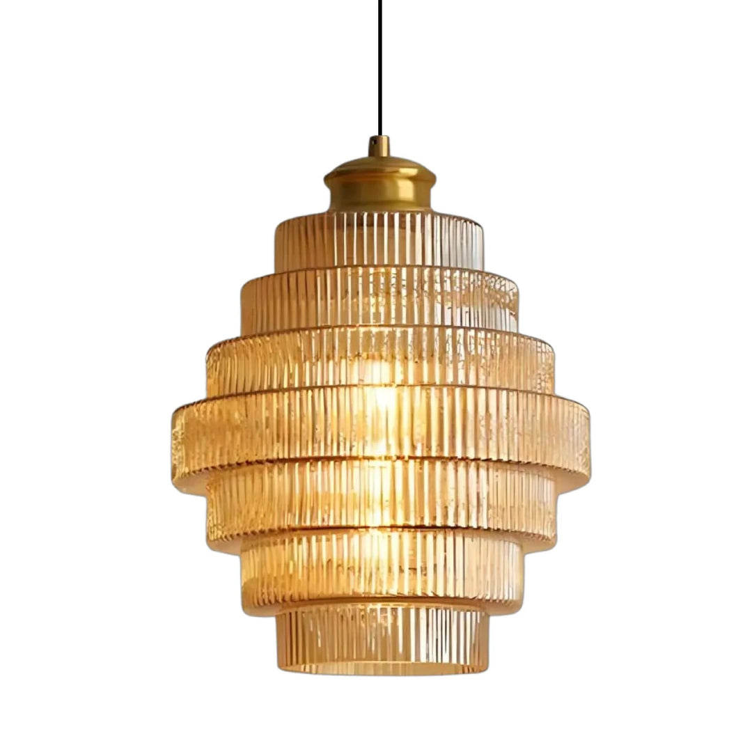 Auvra | Elegant Glass Pendant Lamp for Modern Home Interiors 0
