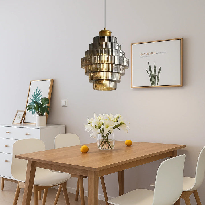 Auvra | Elegant Glass Pendant Lamp for Modern Home Interiors 4