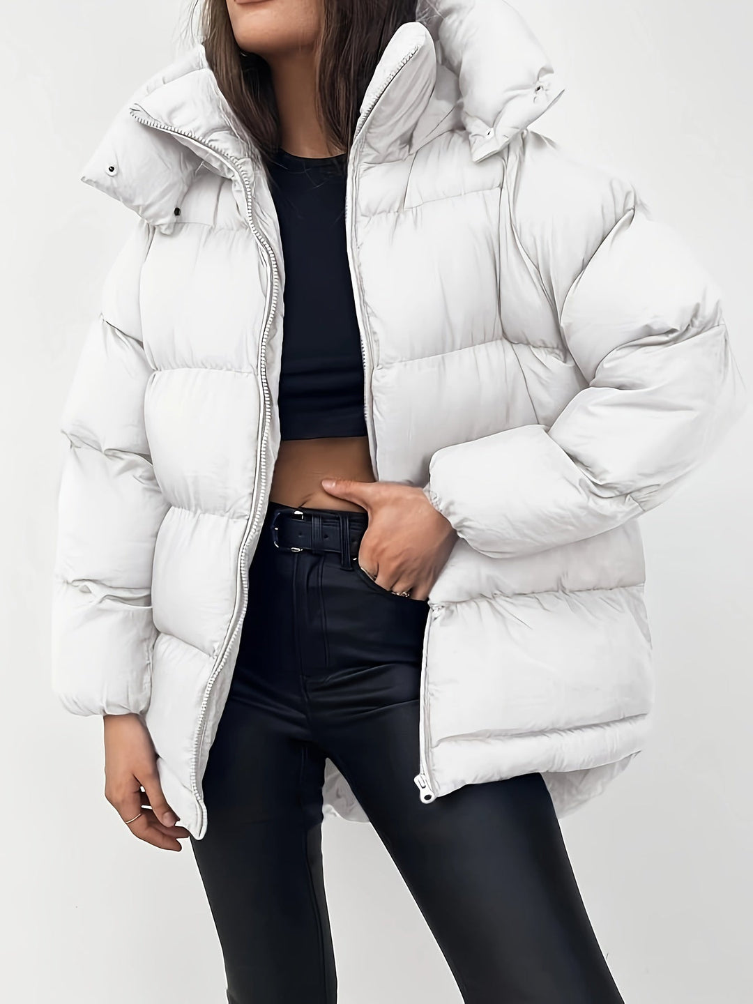 Avery | Cozy Stylish Short Puffer Jacket for Women - Warm & Versatile 5