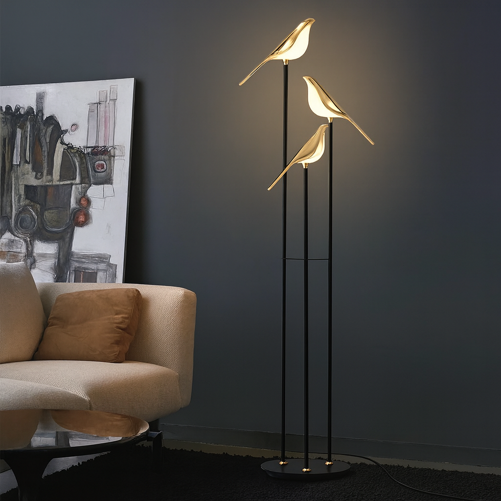 AviaraLight | Elegant Contemporary Bird-Inspired Floor Lamp 3