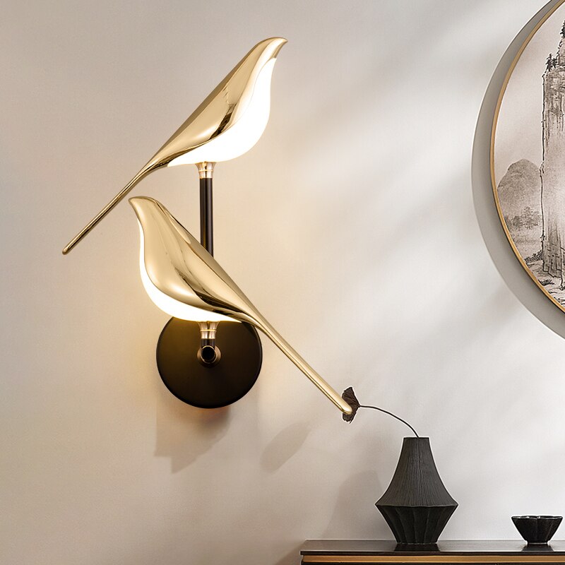 AvisLumina | Modern Elegance Wall Lamp in the Shape of Birds 1
