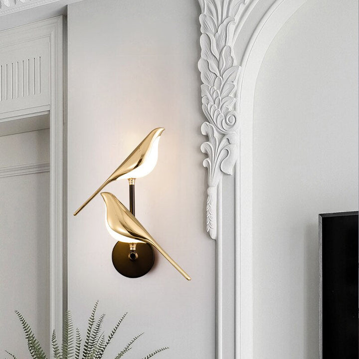 AvisLumina | Modern Elegance Wall Lamp in the Shape of Birds 2