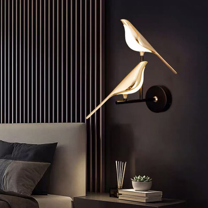 AvisLumina | Modern Elegance Wall Lamp in the Shape of Birds 3