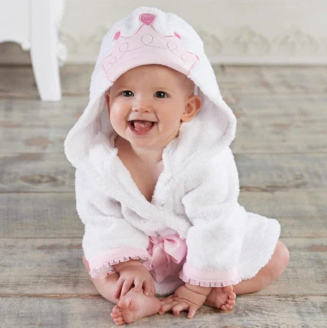 Baby Badjas Dierendesign Zacht Absorberend Katoen 0-6 Jaar 6