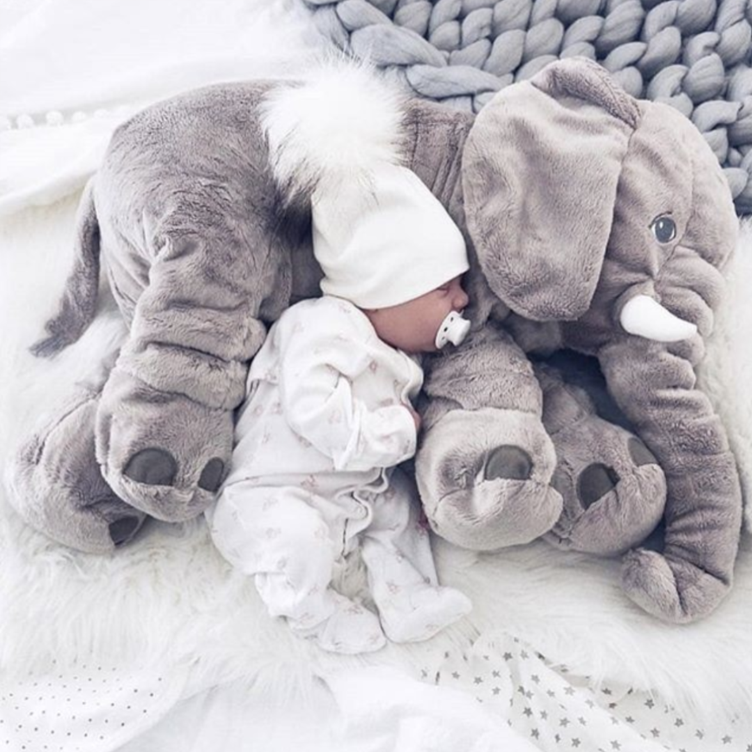 Baby Cuddle Pillow Plush Elephant Snuggling Buddy Soft Safe Material for Hugging 2