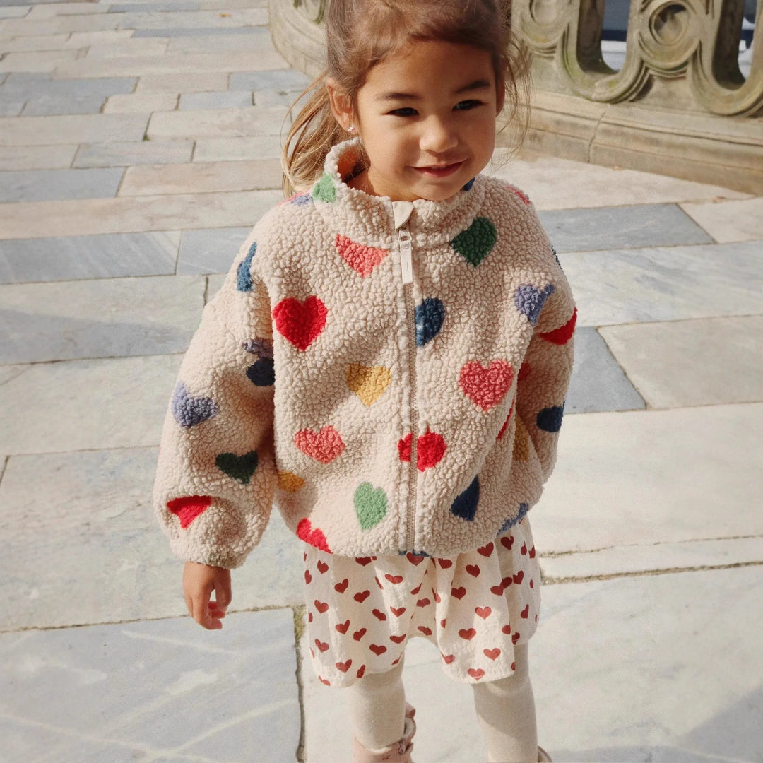 Baby Girl Jacket Cartoon Dinosaur Soft Lambswool Coat for 1-9 Years 1