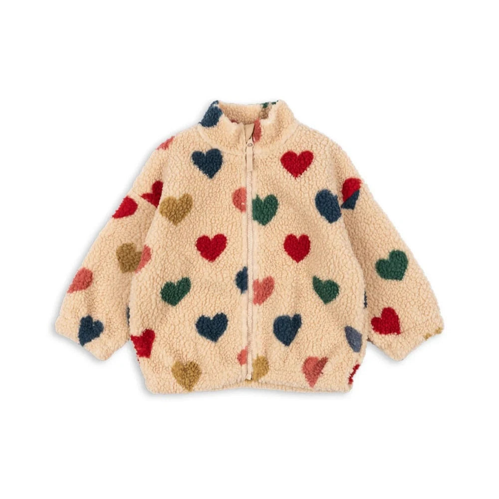 Baby Girl Jacket Cartoon Dinosaur Soft Lambswool Coat for 1-9 Years 4
