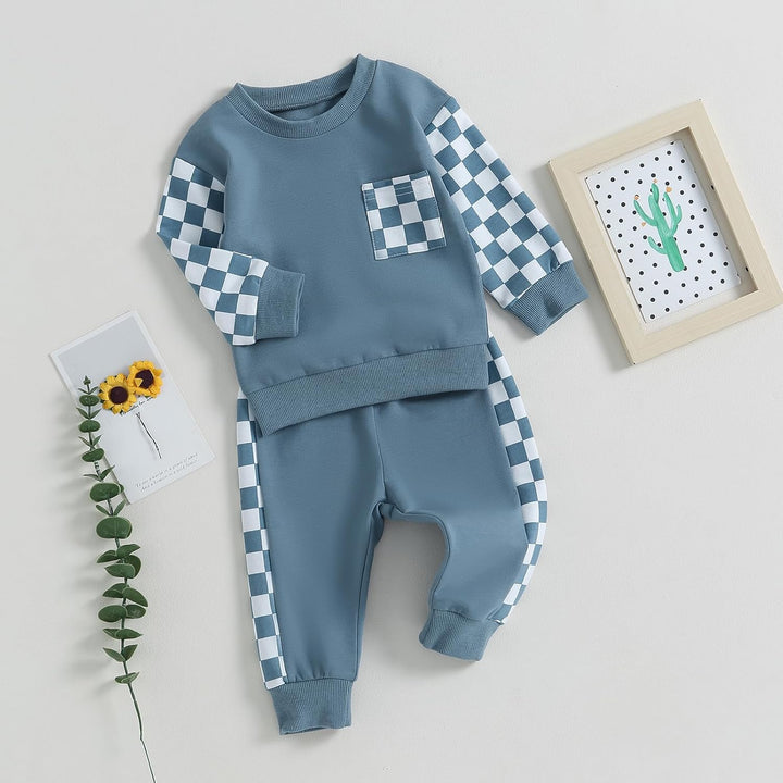 Baby Jogger Set Winter – Contrast Sweatshirt and Pants 4