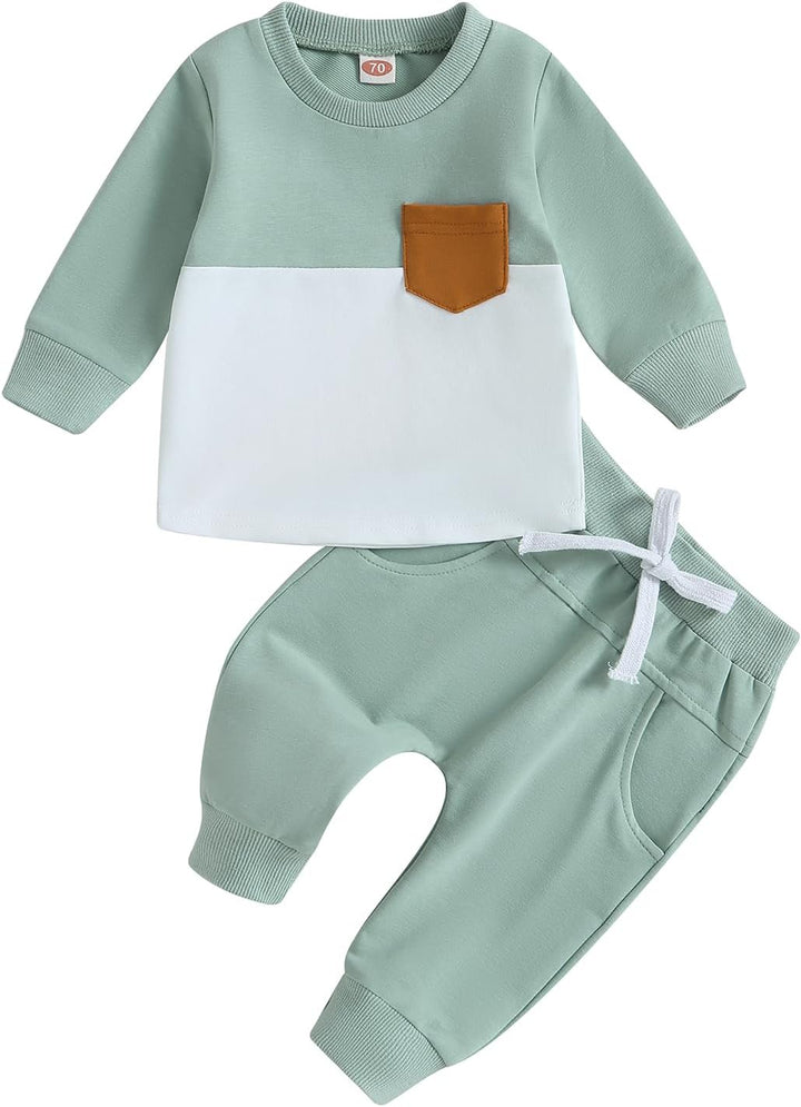 Baby Jogger Set Winter – Contrast Sweatshirt and Pants 5