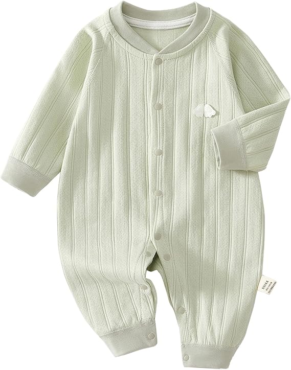 Baby Jumpsuit Met Ritssluiting Zacht Katoen Ademend Comfortabel 11