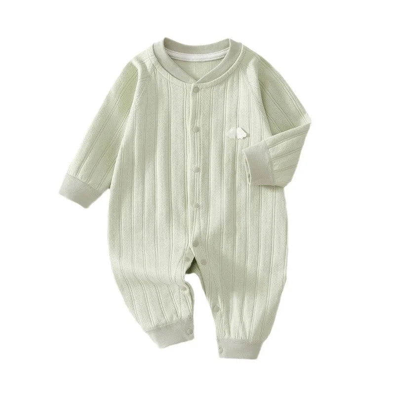 Baby Jumpsuit Met Ritssluiting Zacht Katoen Ademend Comfortabel 6