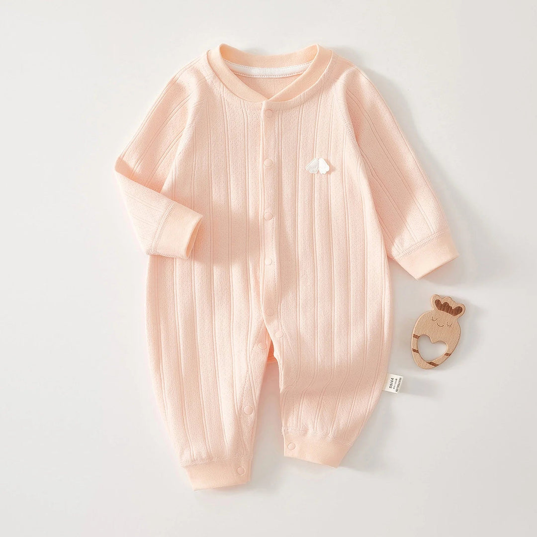 Baby Jumpsuit Met Ritssluiting Zacht Katoen Ademend Comfortabel 8