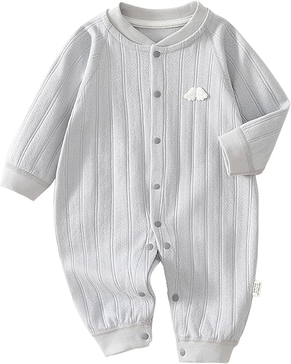 Baby Jumpsuit Met Ritssluiting Zacht Katoen Ademend Comfortabel 9