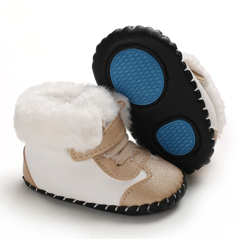 Baby Laarzen Winter Katoen Antislip Aanpasbare Sluiting 4