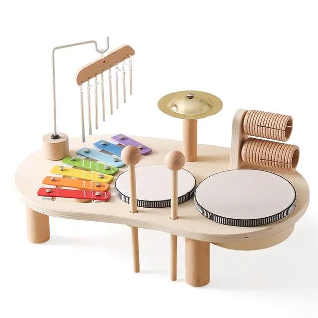 Baby Muziekset Educatief Multifunctioneel Veilig Kunststof Met Diverse Instrumenten 0