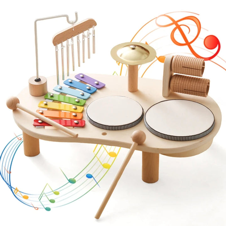 Baby Muziekset Educatief Multifunctioneel Veilig Kunststof Met Diverse Instrumenten 3