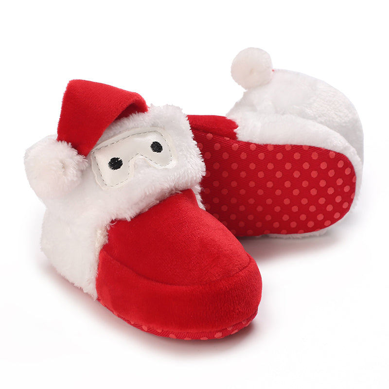 Baby Pantoffels Antislip Warm Katoen Kerst Comfortabel 10