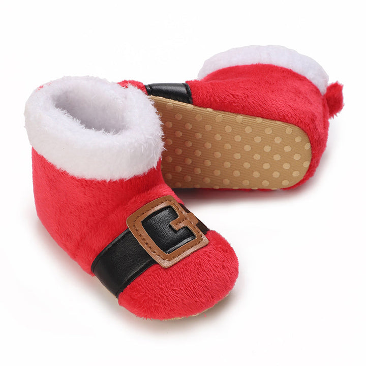 Baby Pantoffels Antislip Warm Katoen Kerst Comfortabel 17
