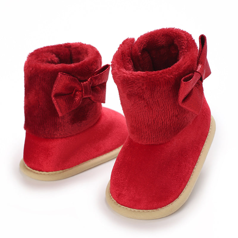 Baby Pantoffels Antislip Warm Katoen Kerst Comfortabel 19