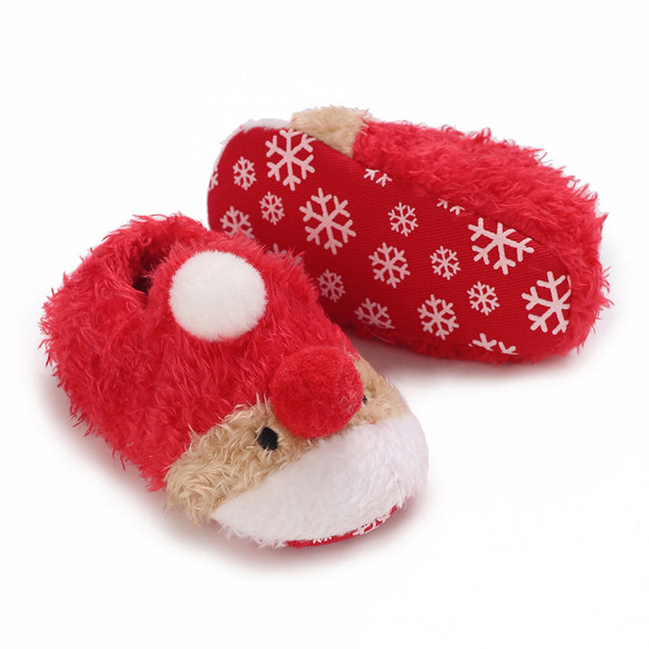 Baby Pantoffels Antislip Warm Katoen Kerst Comfortabel 26