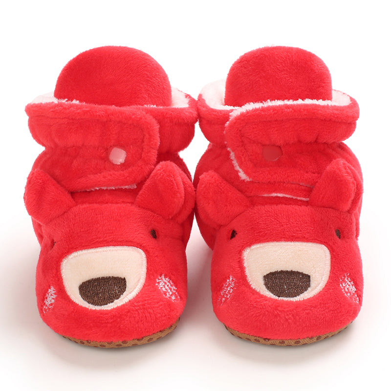 Baby Pantoffels Antislip Warm Katoen Kerst Comfortabel 29