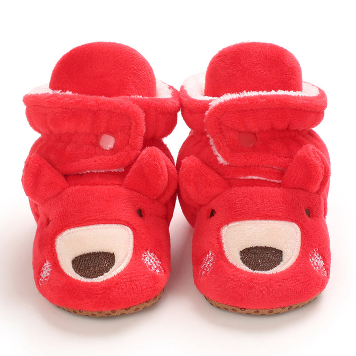 Baby Pantoffels Antislip Warm Katoen Kerst Comfortabel 29
