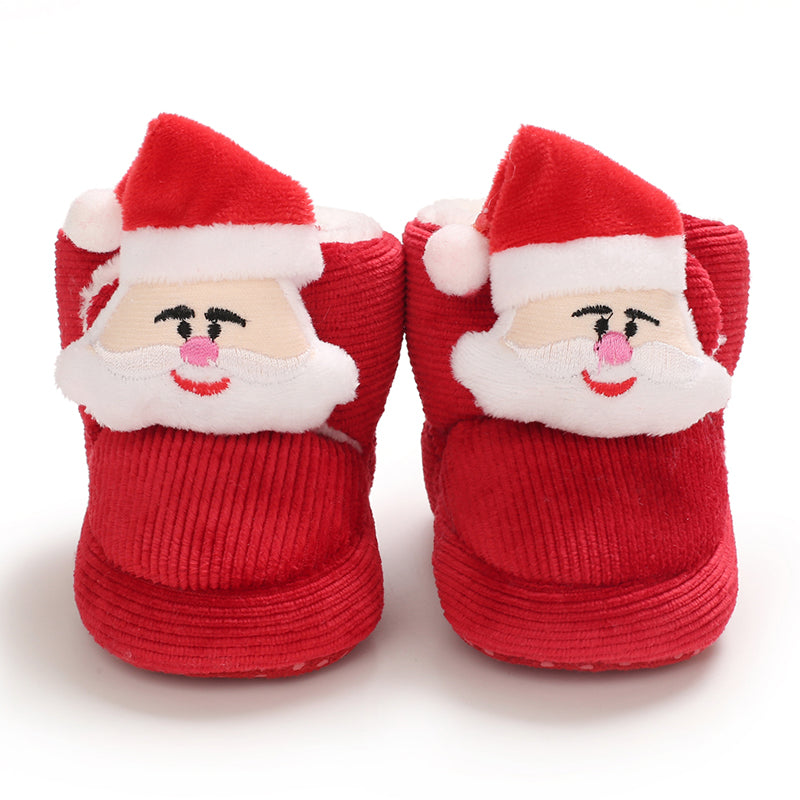 Baby Pantoffels Antislip Warm Katoen Kerst Comfortabel 7