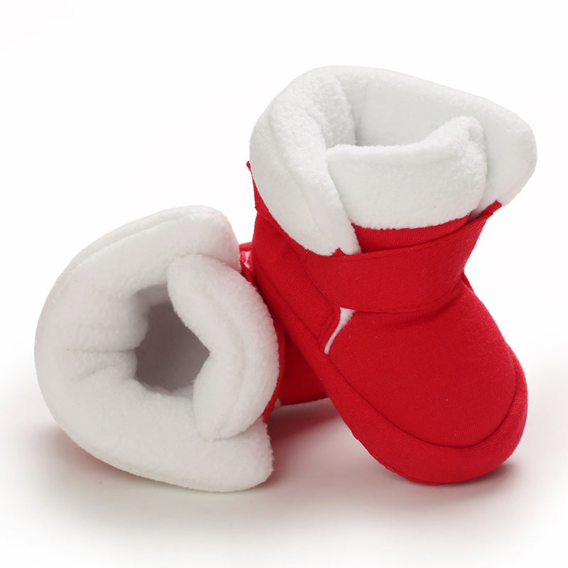 Baby Pantoffels Antislip Warm Katoen Kerst Comfortabel 8