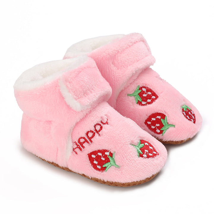 Baby Pantoffels Antislip Warm Katoen Kerst Comfortabel 9