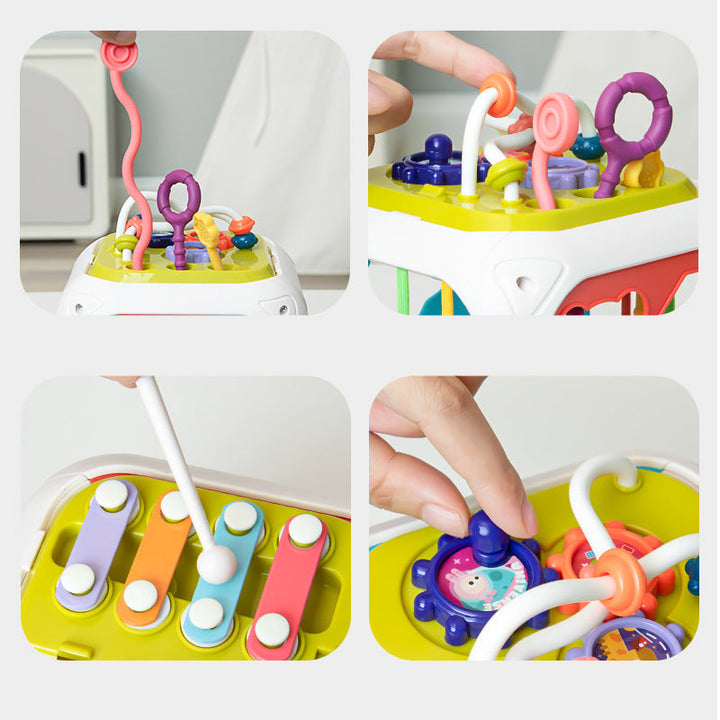 Baby Shape Sorter Toy Educational BPA-Free Plastic for Motor Skills Development 4