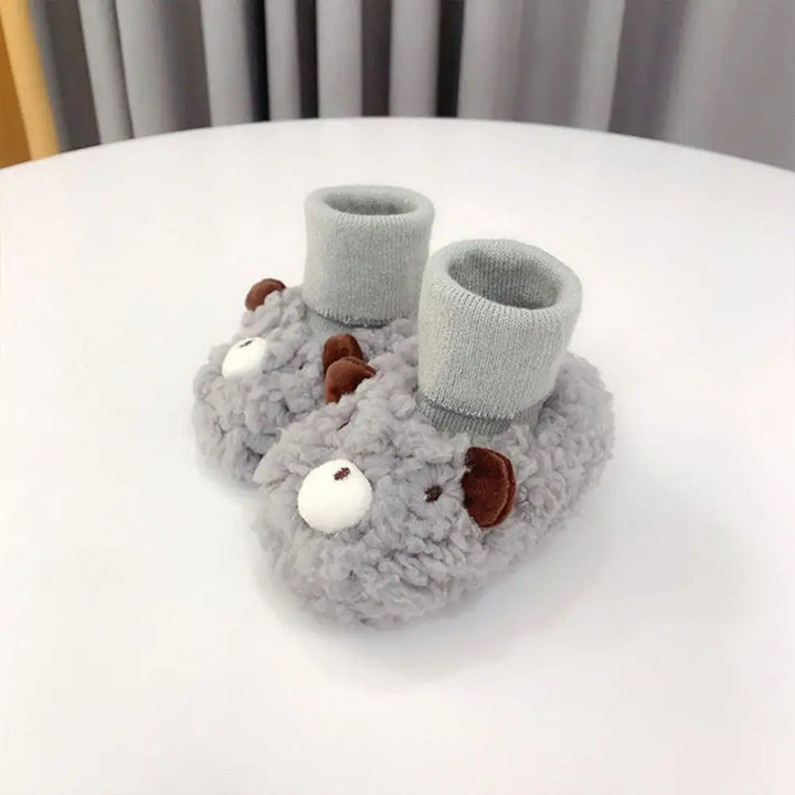 Baby Slofjes Beertjes Zacht Katoen Antislip voor Jongens en Meisjes 4