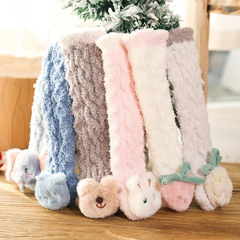 Baby Sokjes Antislip Warm Katoen Geschikt voor 0-3 Jaar 1