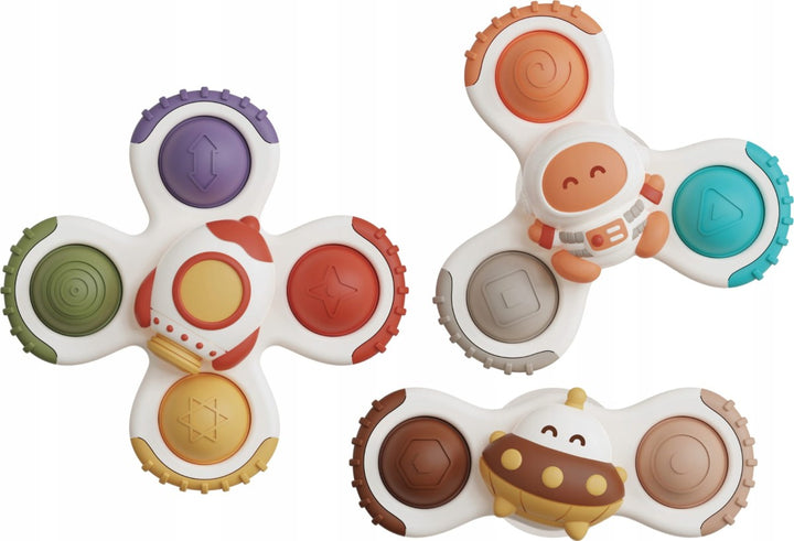 Baby Spinner - Spinning Toys for Babies (Set of 3) 2