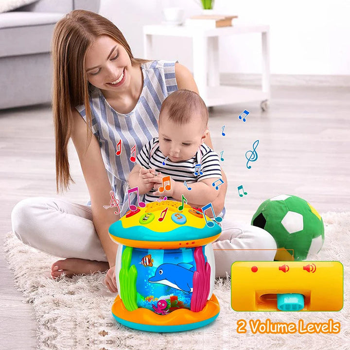 Baby Tummy Time Projector Ocean World Sensory BPA-Free Portable Relaxation Device 4