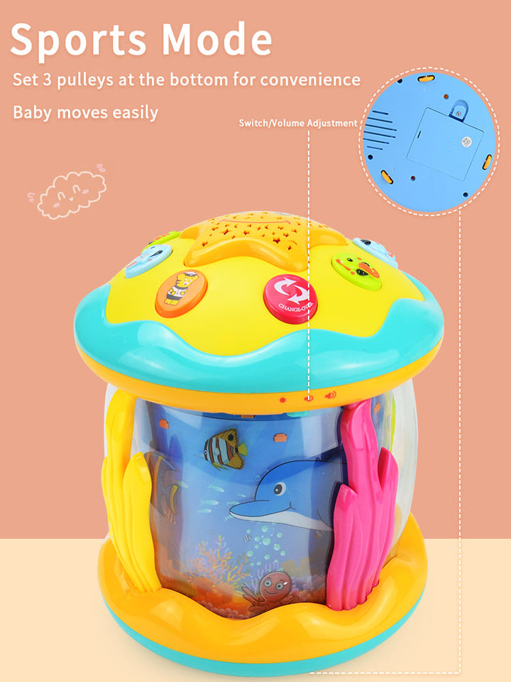 Baby Tummy Time Projector Ocean World Sensory BPA-Free Portable Relaxation Device 6