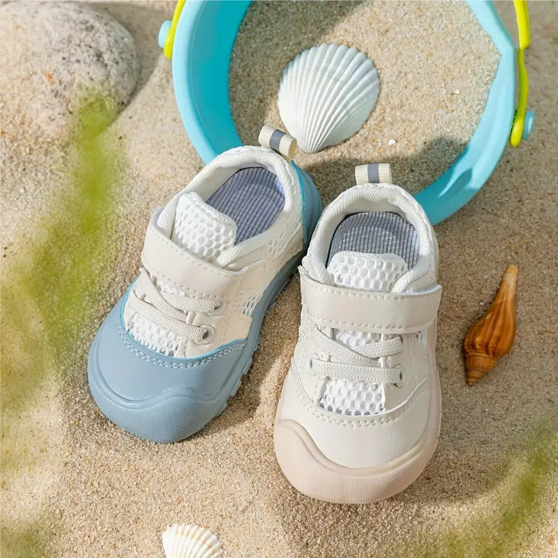 Baby Walking Shoes Anti-Slip Flexible Sole Mesh Upper Breathable Design 2
