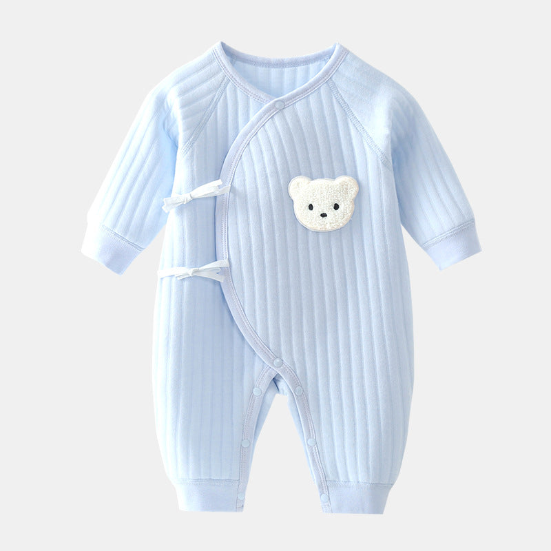 Baby romper with bear - Spring & autumn clothing 0