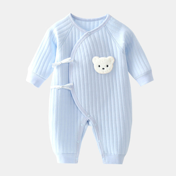 Baby romper with bear - Spring & autumn clothing 0