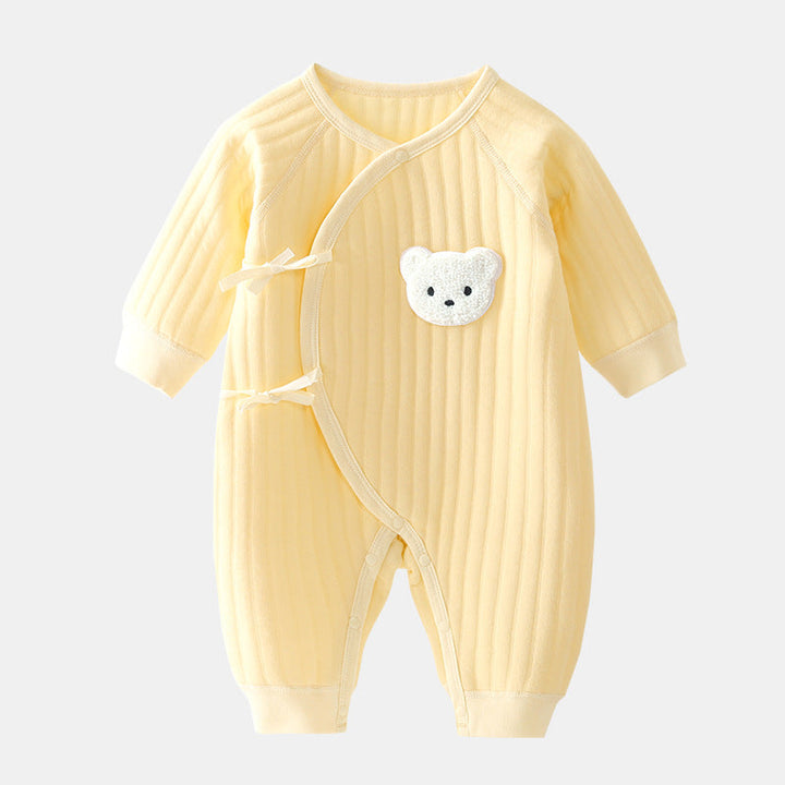 Baby romper with bear - Spring & autumn clothing 1