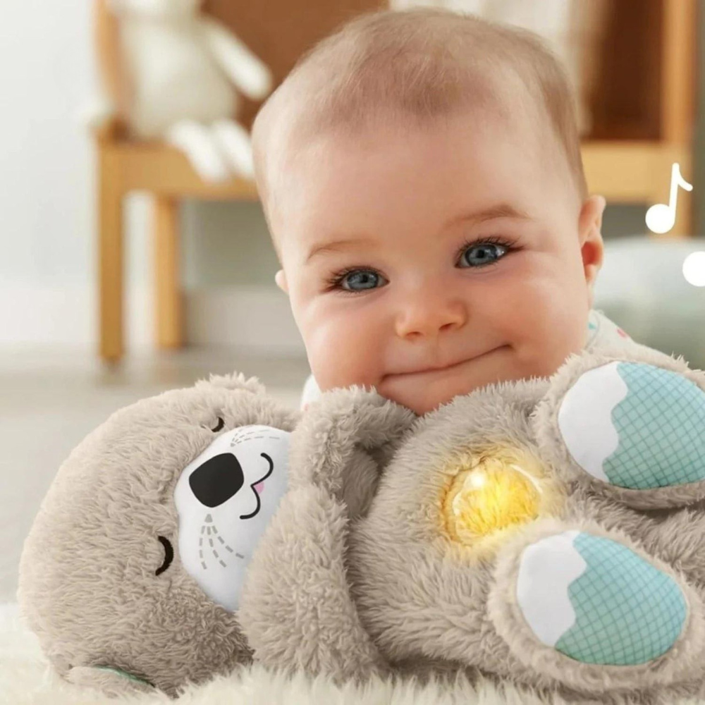 Baby's Sleep Teddy Toy Soft Plush Comforting Light for Newborns 0