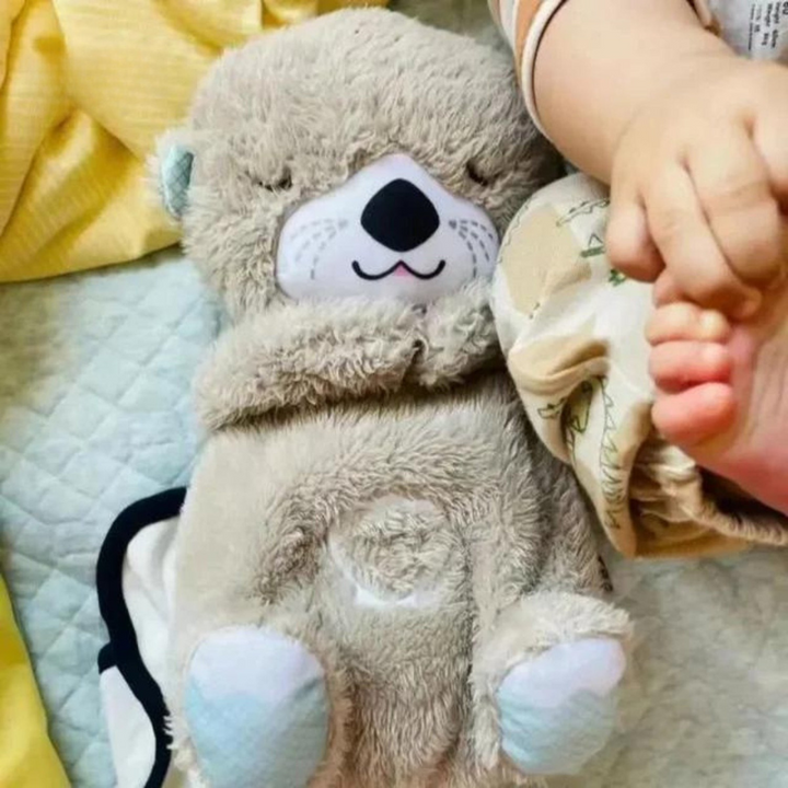 Baby's Sleep Teddy Toy Soft Plush Comforting Light for Newborns 4