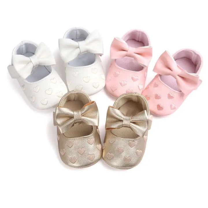 Babyschoenen Anti-Slip Ademend Materiaal Met Strik Design voor Eerste Stapjes 2