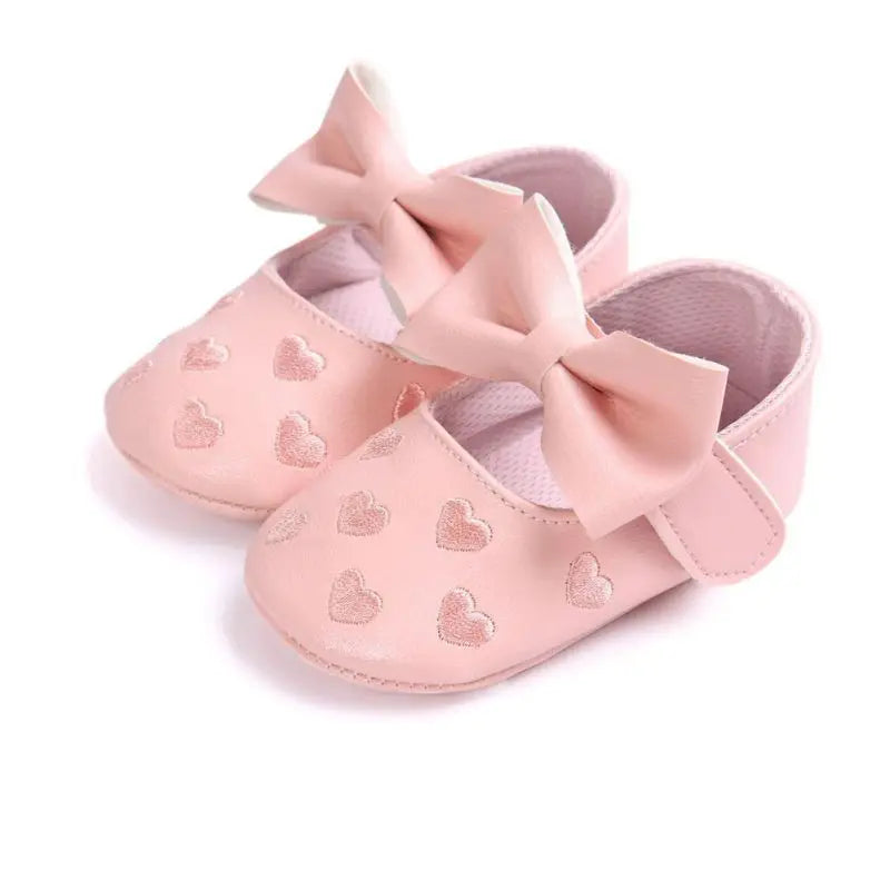 Babyschoenen Anti-Slip Ademend Materiaal Met Strik Design voor Eerste Stapjes 3