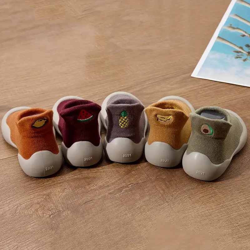 Babyschoenen Flexibel Ademend Katoen voor Natuurlijke Voetontwikkeling 6-36 Maanden 4