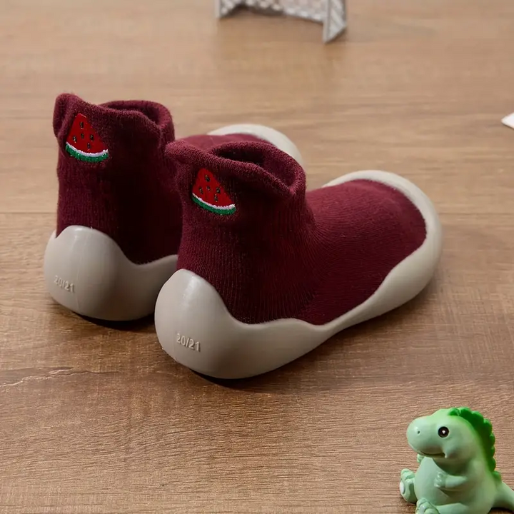 Babyschoenen Flexibel Ademend Katoen voor Natuurlijke Voetontwikkeling 6-36 Maanden 6