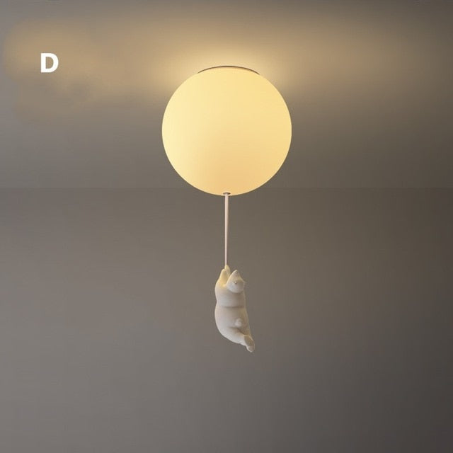 BalloonBear | Fun LED Ceiling Lamp for Kids’ Rooms with Playful Design 11